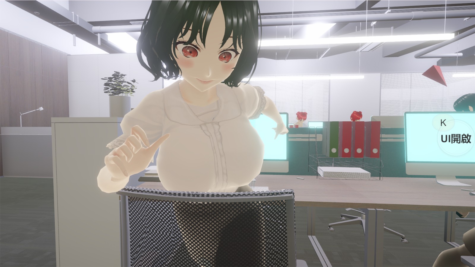 妄想模拟黄油《自由行动侠》步兵版Steam开卖，在办公室隐身时停吃自助餐